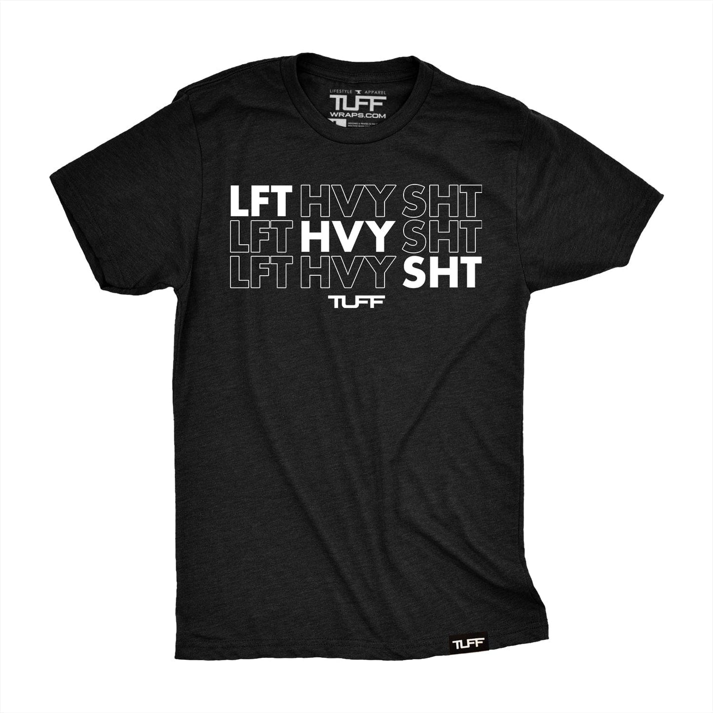 LFT HVY SHT Tee S / Black TuffWraps.com