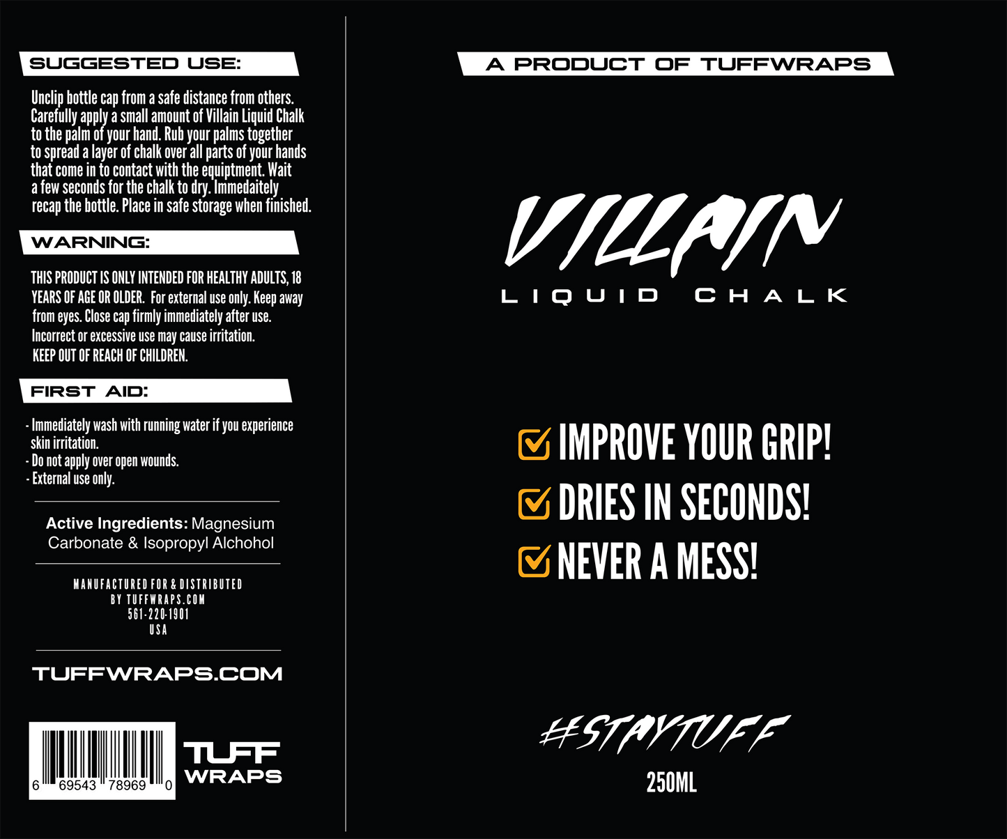 Villain Liquid Chalk TuffWraps.com